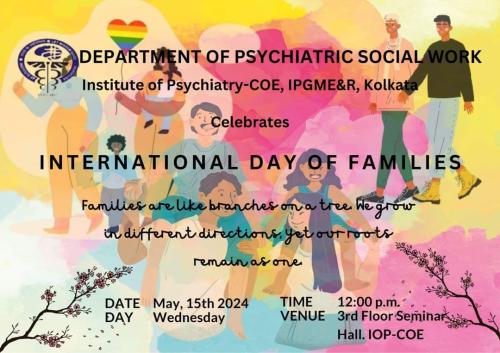 CELEBRATITES INTERNATIONAL DAY OF FAMILIES, 15th-May-2024