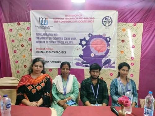 Workshop on conflict resolution and building self-confidence in adolescence, Diamond Harbour, 18-09-2023