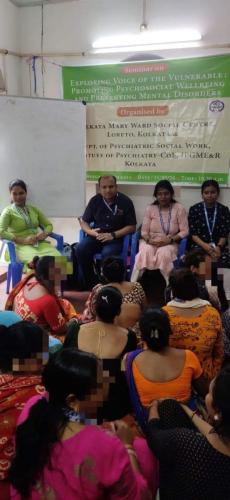 EXPLORING VOICE OF THE VULNERABLE PROMOTING PSYCHOSOCILAL WELLBEING AND PREVENTING MENTAL DISORDERS, Sonagachi, 11th-May-2024